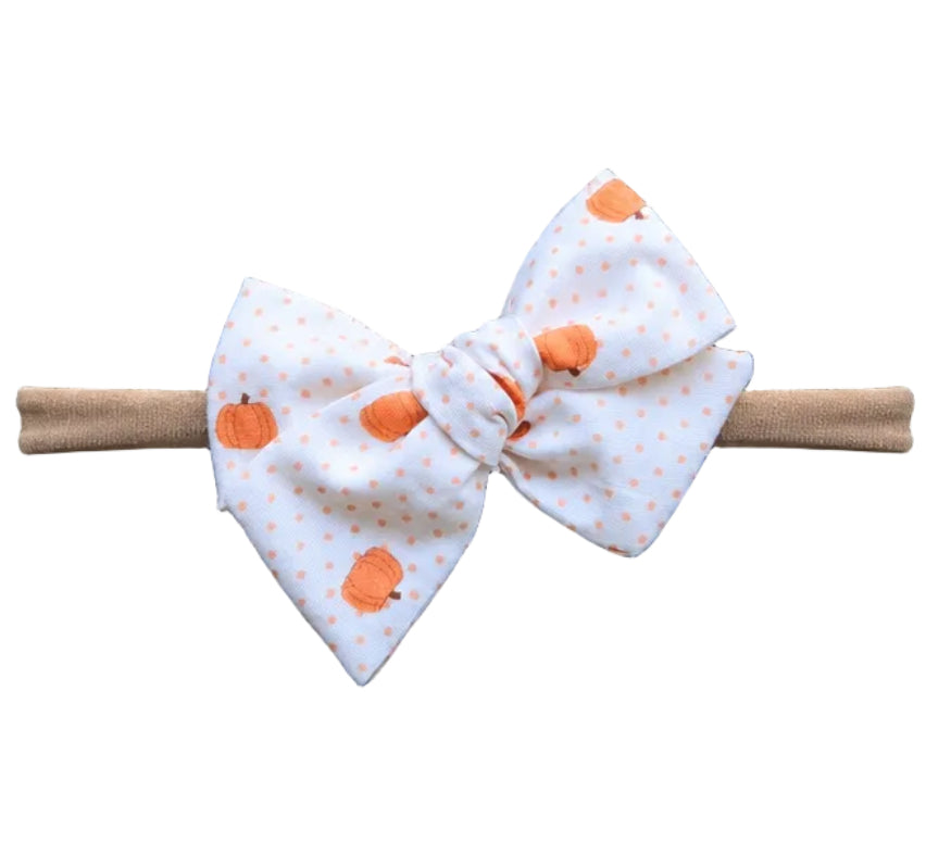 Pumpkin Dot Headband